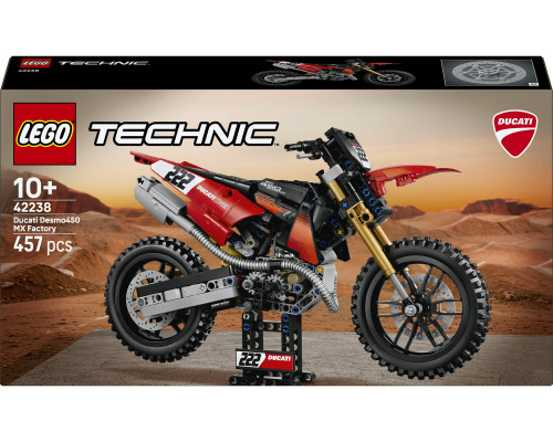 LEGO Technic Motocykl Ducati Desmo450 MX Factory (42238)