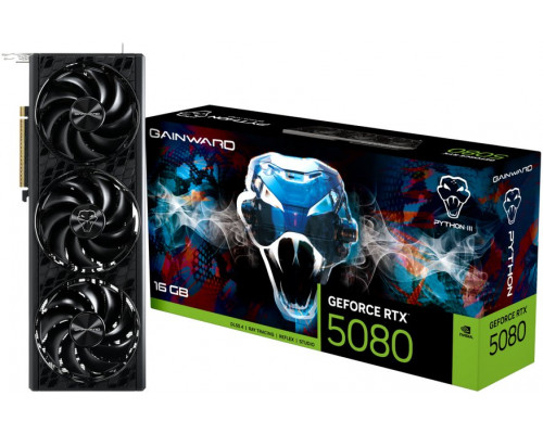 Gainward RTX5080 Python III 16GB GDDR7 HDMI 3xDP (NE75080019T2-GB2035T)