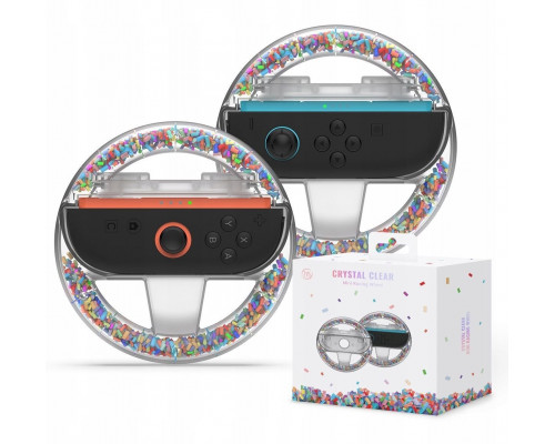 JYS 2x Na Joy-con Do Nintendo Switch 2 / Kolorowa Crystal Clear / / -ns2290-v2 (SB11933)