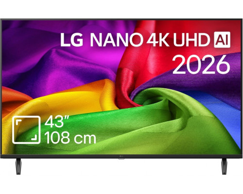 LG 43NU800B3LC NanoCell 43'' 4K Ultra HD WebOS 26