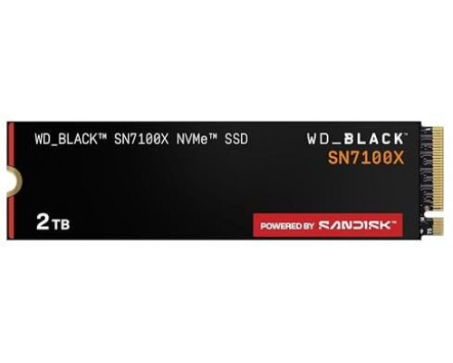 SSD SanDisk WD_BLACK SN7100X - SSD - 2 TB - wewnętrzny - M.2 2280 - PCI Express 5.0 x4 (NVME) (WDBELH0020BBK-WRSN)