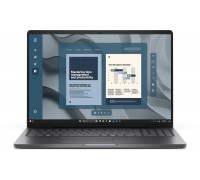 Laptop Dell Pro 16 PC16255 AMD Ryzen 5 220 Laptop 40,6 cm (16") Full HD+ 16 GB DDR5-SDRAM 512 GB SSD Wi-Fi 6E (802.11ax) Windows 11 Pro Black Amerykański międzynarodowy (GV08F)