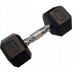 Kubisport Hantla jednoręczna sześciokątna gumowana ciężarek solidny 7,5kg (Kub_05-CB7/5HEX)