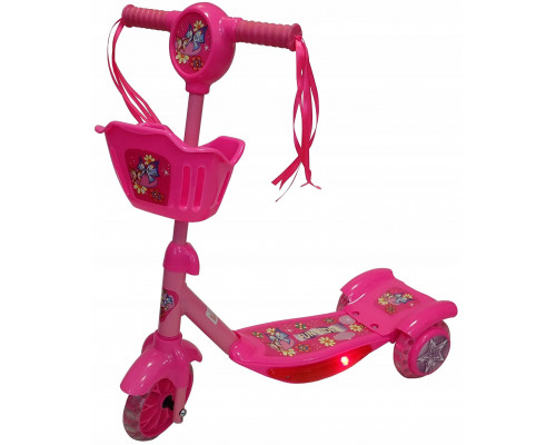 Kubisport Three-wheeled dziecięca świecące koła LED Pink balansowa (Kub_05-CSK5K-RU)