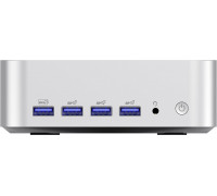 Mini PC HP Elite t655 - Thin Client - SFF - 1 x Ryzen Embedded R2314 / 2.1 GHz - RAM 8 GB - Flash 32 GB - eMMC - Radeon Graphics - 1GbE, Bluetooth 5.2, Wi-Fi 6 - WLAN: 802.11a/b/g/n/ac/ax, Bluetooth 5.2 - IGEL OS - Monitor: brak - Klawiatura: niemiecka -