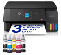 MFP Epson EcoTank* | L3360 | Inkjet | Kolorowy | Multifuction Drukarka | A4 | Wi-Fi | Black (C11CL63409)