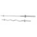 Gorilla Sports Gorilla Sports zestaw barbell barów Threadedch prosty 170cm EZ Curl 120cm