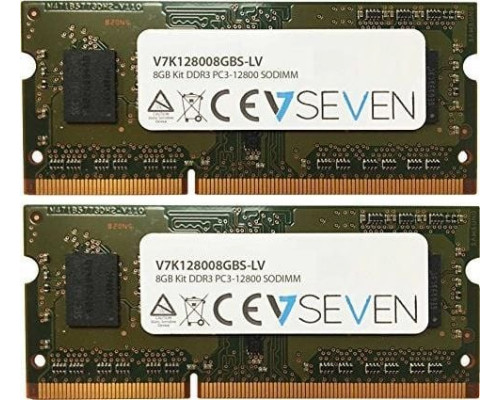 V7 SODIMM, DDR3L, 8 GB, 1600 MHz, CL11 (V7K128008GBS-LV)