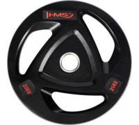HMS Tox20 Black Plate Olympic Orubberized 20 Kg Hms