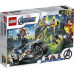 LEGO Marvel Walka na motocyklu (76142)