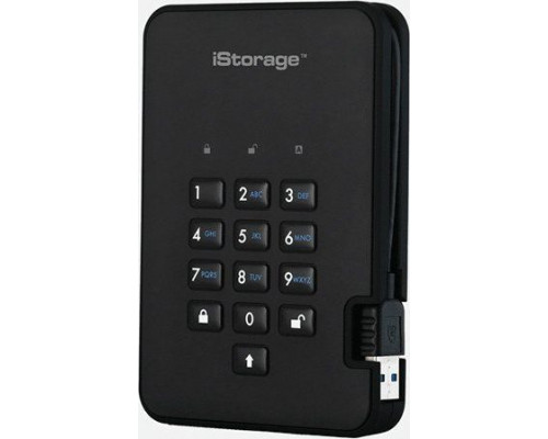 HDD iStorage diskAshur2 500GB Black (IS-DA2-256-500-B)