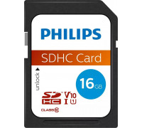 SD  Philips SDHC 16 GB Class 10 UHS-I/U1 V10 (FM16SD45B/00)