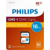 SD  Philips SDHC 16 GB Class 10 UHS-I/U1 V10 (FM16SD45B/00)