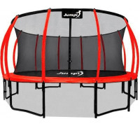 Garden Trampoline Jumpi Garden Maxy Comfort Plus With inner mesh 14.5 FT 435 cm czerwona