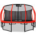 Garden Trampoline Jumpi Garden Maxy Comfort Plus With inner mesh 14.5 FT 435 cm czerwona