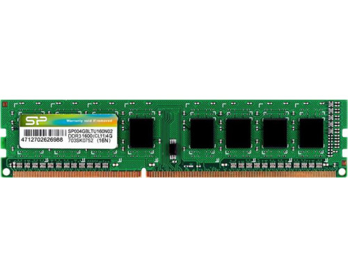Silicon Power DDR3, 4 GB, 1600MHz, CL11 (SP004GBLTU160N02)