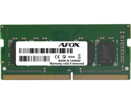 AFOX SODIMM, DDR3, 4 GB, 1600 MHz,  (AFSD34BN1P)