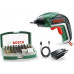 Bosch Bosch IXO cordless screwdriver V Basic, 3,6Volt (green / black, 1.5 Ah Li-Ion battery, 32-pc. Screwdriver bit set)