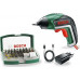 Bosch Bosch IXO cordless screwdriver V Basic, 3,6Volt (green / black, 1.5 Ah Li-Ion battery, 32-pc. Screwdriver bit set)