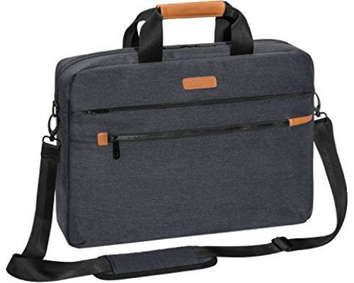 Pedea na laptopa PEDEA na notebook Elegance Pro na ramię 17,3 cala (43,9 cm) z paskiem na ramię i przegrodą na tablet do 27,96 cm (11 cali), gray