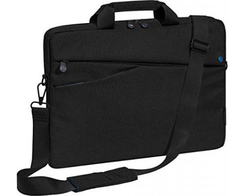 Pedea na laptopa Pedea Modna torba na laptopa do 13, 3 cala (33, 8 cm) na ramię z paskiem na ramię, czarno - niebieska