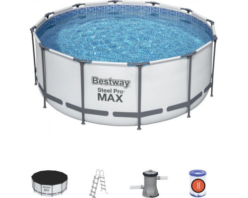 Bestway Swimming pool Garden Rack 12FT 366x122 cm SteelPRO 56420 12w1
