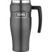 Thermos Waterproof thermal mug with handle Thermos 0,47l - metallic grey