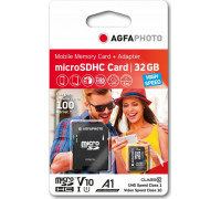 SD  AgfaPhoto MicroSDHC 32 GB Class 10 UHS-I/U1 A1 V10 (SB6031)