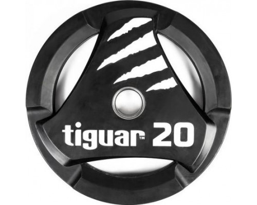 Tiguar Plate olympic tiguar PU 20 kg TI-WTPU02000, Size: N/A