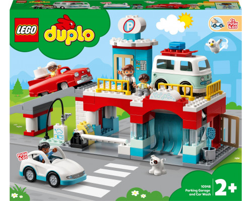 LEGO Duplo Parking piętrowy i myjnia samochodowa (10948)