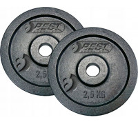 Best Sporting Cast iron Black 2x2,5 kg fi 30mm