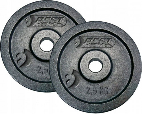 Best Sporting Cast iron Black 2x2,5 kg fi 30mm