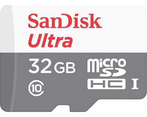 SD  SanDisk Ultra MicroSDHC 32 GB Class 10 UHS-I  (SDSQUNR-032G-GN6TA)