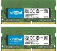 Crucial SODIMM, DDR4, 16 GB, 2400 MHz, CL17 (CT2K8G4SFS824A)