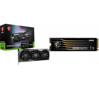 *RTX4070TiSuper MSI GeForce RTX 4070 Ti SUPER 16G GAMING X SLIM + Spatium M480 Pro 1TB M.2 2280 PCI-E x4 Gen4 NVMe