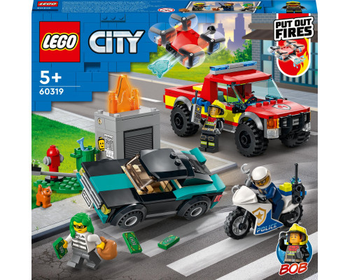LEGO City Fire Rescue & Police Chase (60319)