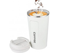 Aptel THERMAL MUG ze Stali Nierdzewnej COFFEE 510ml white AG369D Aptel THERMAL MUG ze Stali Nierdzewnej COFFEE 510ml white AG369D