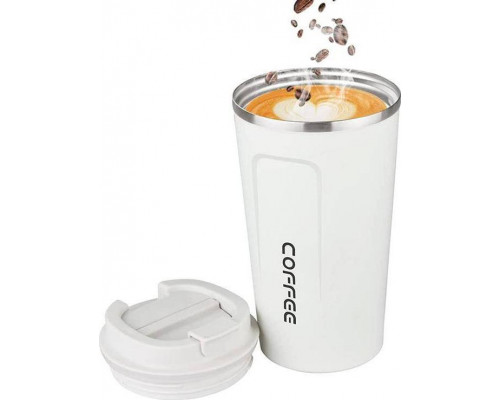 Aptel THERMAL MUG ze Stali Nierdzewnej COFFEE 510ml white AG369D