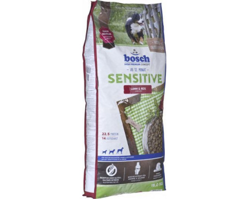 Bosch BOSCH Sensitive Lamb & Rice - karma for dogs z wrażliwym żołądkiem with lamb and riceem 15kg