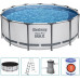 Bestway Swimming pool garden Steel Pro MAX with accessories, circle, 396x122cm