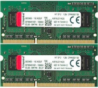 Kingston ValueRAM, SODIMM, DDR3L, 8 GB, 1600 MHz, CL11 (KVR16LS11K2/8)
