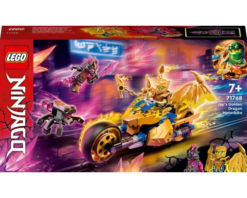 LEGO Ninjago Złoty smoczy motocykl Jaya (71768)