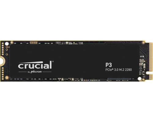 SSD 2TB SSD Crucial P3 2TB M.2 2280 PCI-E x4 Gen3 NVMe (CT2000P3SSD8)