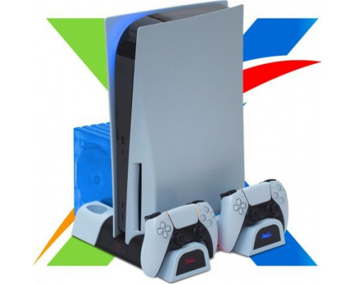 FroggieX FroggieX multifunctional stand chłodwith ąca for console PS5