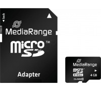 SD  MediaRange MicroSDHC 4 GB Class 10 UHS-I  (MR956)