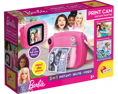 Lisciani Barbie print cam pink
