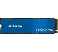 SSD 256GB SSD ADATA Legend 710 256GB M.2 2280 PCI-E x4 Gen3 NVMe (ALEG-710-256GCS)