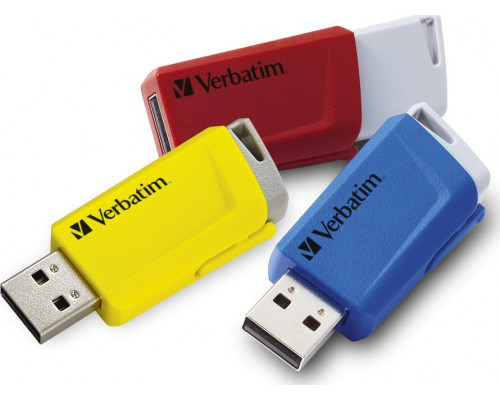Pendrive Verbatim Store 'n' Click (3 szt.), 16 GB  (49306)
