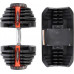 HMS Dumbbells SR80 stalowe 2 x 40 kg + stojak STR10