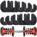 HMS Dumbbells SR80 stalowe 2 x 40 kg + stojak STR10